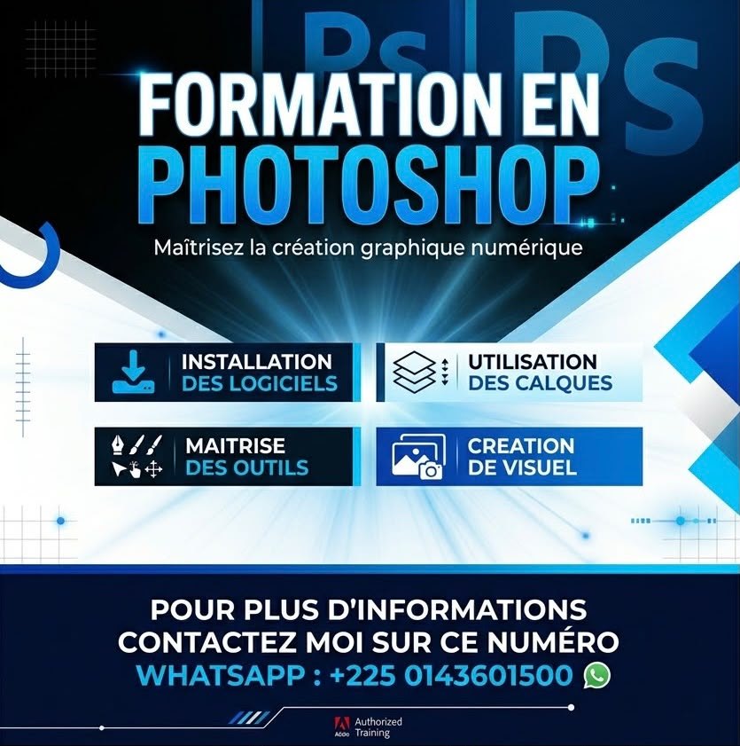 Formation niveau Débutant — Photoshop