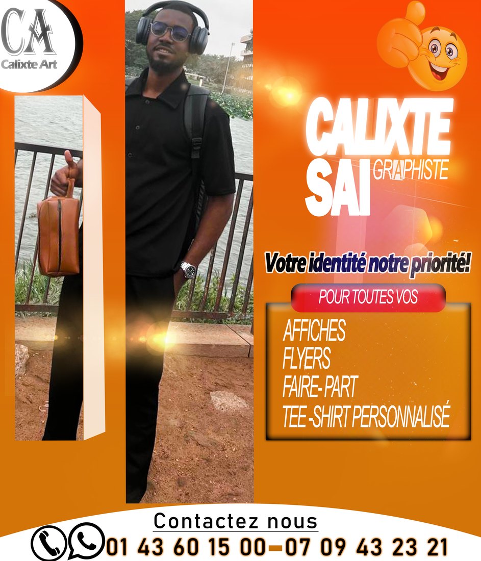 Calixte Art — affiche de présentation — Identité visuelle