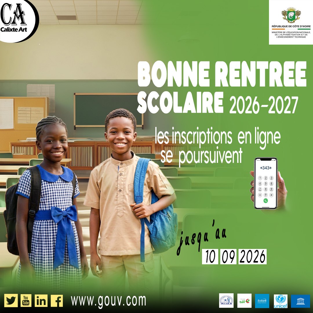 Rentrée scolaire 2026-2027 — Communication institutionnelle